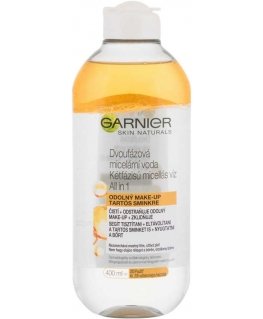 Garnier Skin Naturals Two-Phase Micellar Water All In One Micellar Water for women, 400 ml