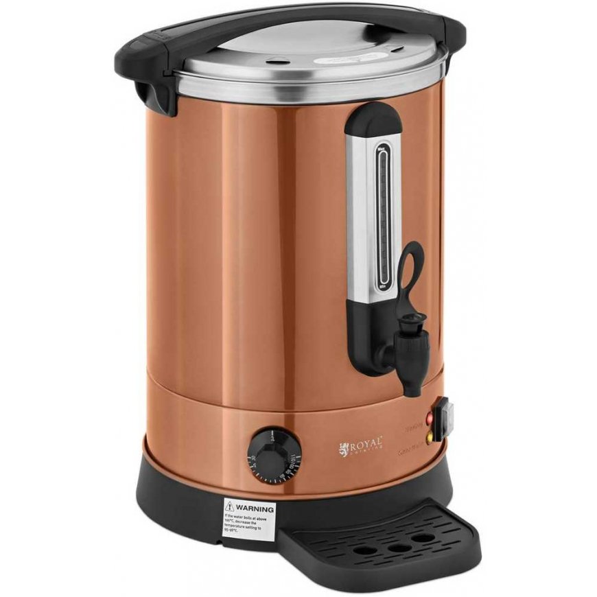 Royal Catering Warnik podgrzewacz do wody with double walls and ociekaczem 13.5 L 2500 W orange – 2
