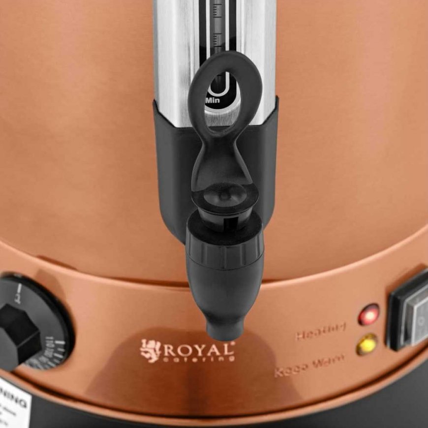 Royal Catering Warnik podgrzewacz do wody with double walls and ociekaczem 13.5 L 2500 W orange – 3