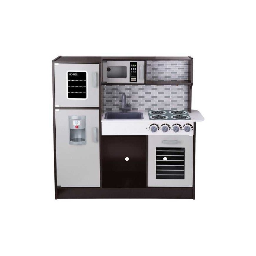 Tooky Toys TOOKY TOY Modern wooden kitchen with accessories
