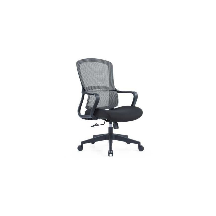 Up Up Darwin ergonominė biuro kėdė Juoda, Juodas audinys + Pilkas tinklelis