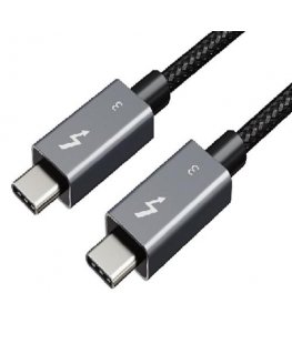 Extra Digital Kabelis Thunderbolt 3, USB-C - USB-C, 40Gbps, 100W, 20V/ 5A, 5K/ 60HZ, 2m