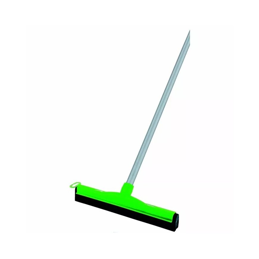 Floor brush for water collection with telescopic handle