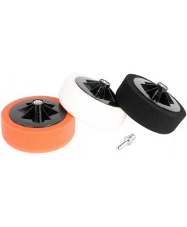 Rinkinys gąbek do polerowania gąbki polerskie 3x150mm + adapter m14 amio-03703