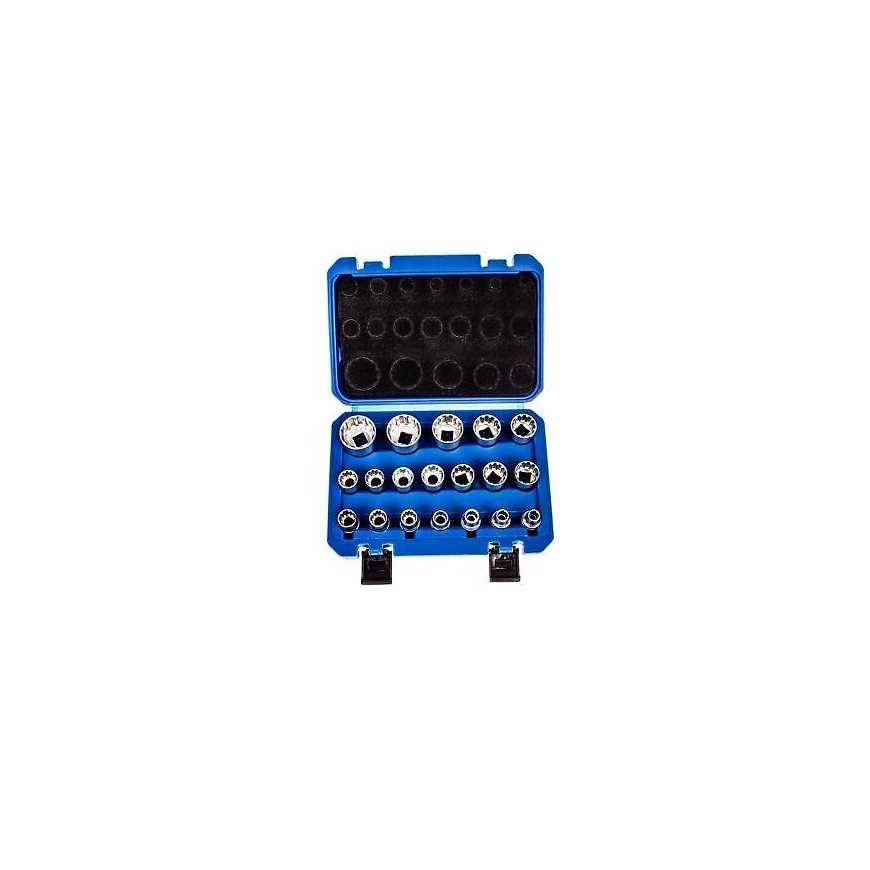 SATRA Rinkinys NASADEK 12-KĄT. VARIO-PLUS 1/2" 19szt.