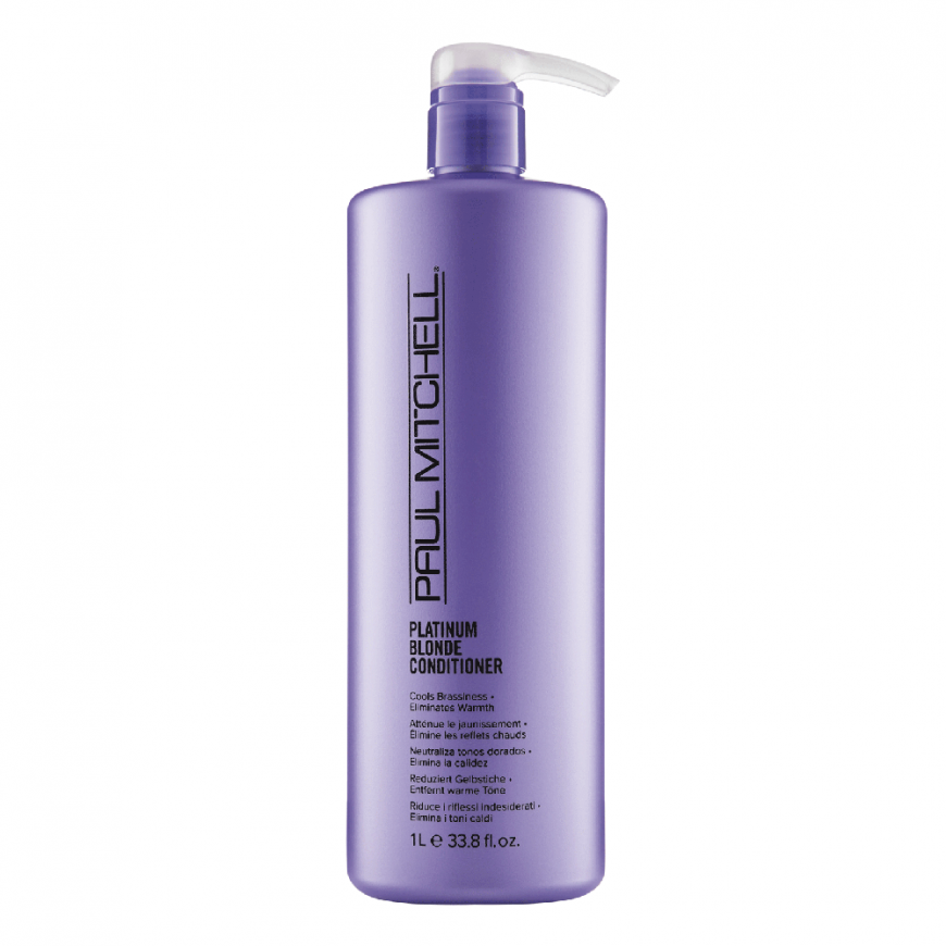 Yellow tones neutralizing conditioner Paul Mitchell Platinum For light hair 1000 ml. – 2