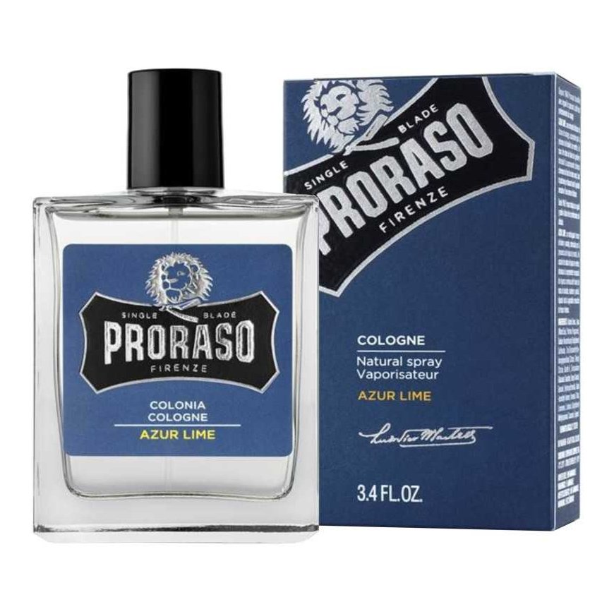 Proraso Azur Lime Eau de Cologne Odekolonas, 100 ml – 4