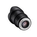 Samyang VDSLR 35mm T1.5 MK2 MILC Elokuvaobjektiivi Musta