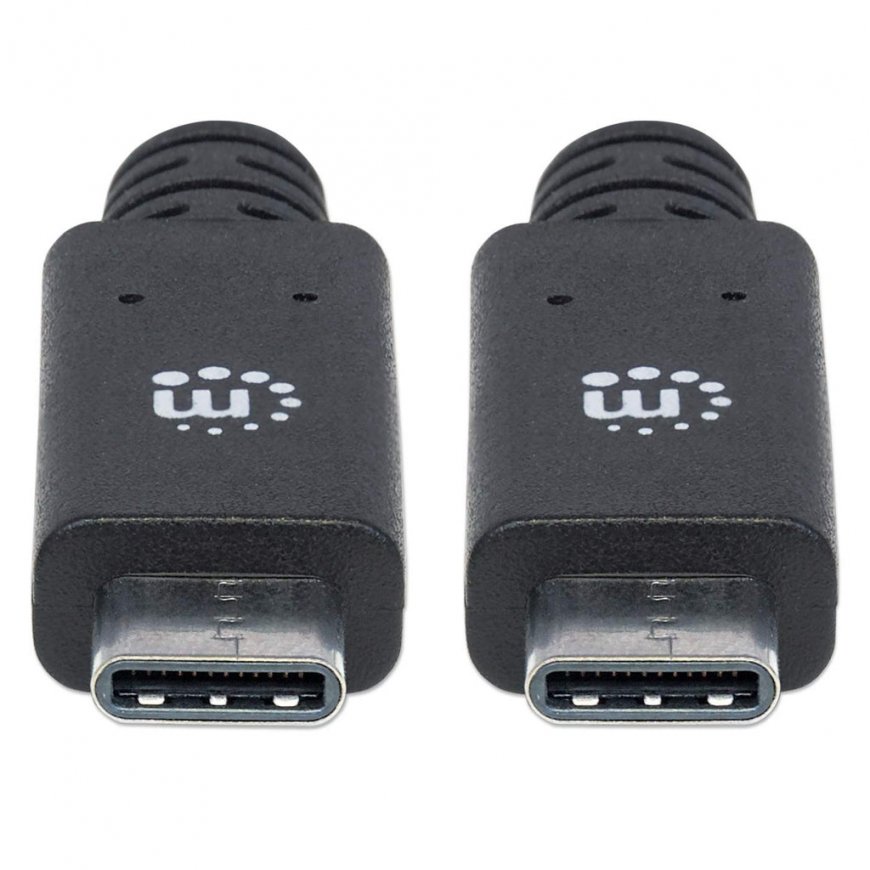 Manhattan 355223 USB kabelis 1 m USB 3.2 Gen 2 (3.1 Gen 2) USB C Melns – 3