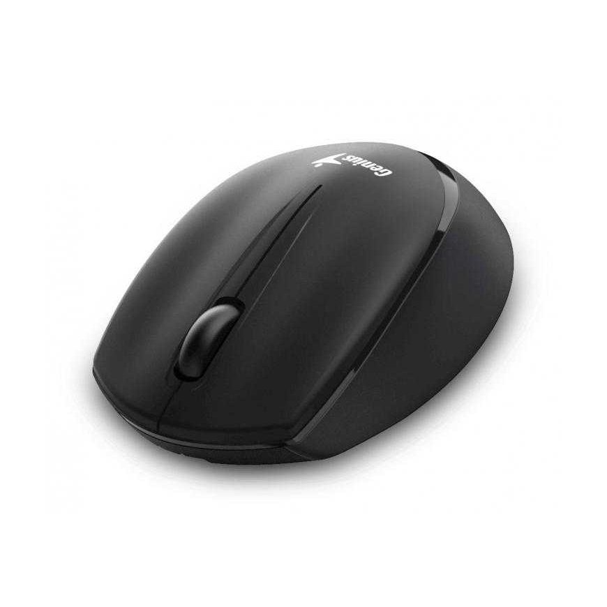Mouse Genius Mouse NX-7009, 1200DPI, 2.4 [GHz], optical, 3kl., wireless, black, 1 pc AA, Blue-Eye sensor, symetryczna – 2