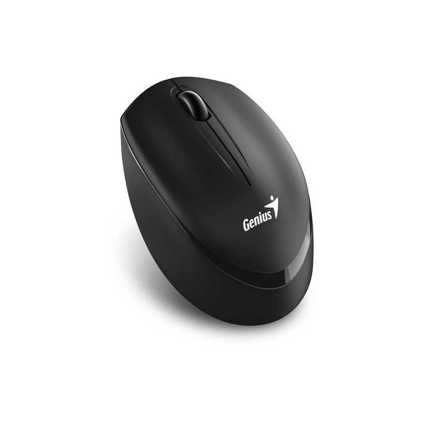 Mouse Genius Mouse NX-7009, 1200DPI, 2.4 [GHz], optical, 3kl., wireless, black, 1 pc AA, Blue-Eye sensor, symetryczna – 3