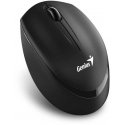 Pelė Genius Pelė NX-7009, 1200DPI, 2.4 [GHz], optinė, 3kl., belaidė, juoda, 1 vnt AA, Mėlyna-Eye sensor, symetryczna