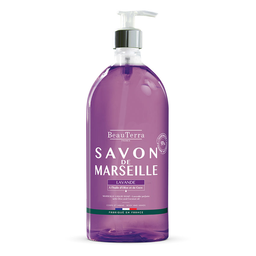 "Beauterra Marseille Lavender" soap 1000ml – 2