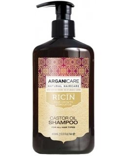 Arganicare Ricinos aliejaus šampūnas skatinantis plaukų augimą 400ml