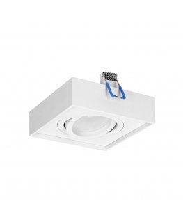 Orno SORMUS S decorative frame for spotlight fittings, MR16 / GU10 max 50W, adjustable, square, white