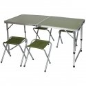 Enero Camp Folding camping table and 4 chairs Enero Camp Folding camping table and 4 chairs