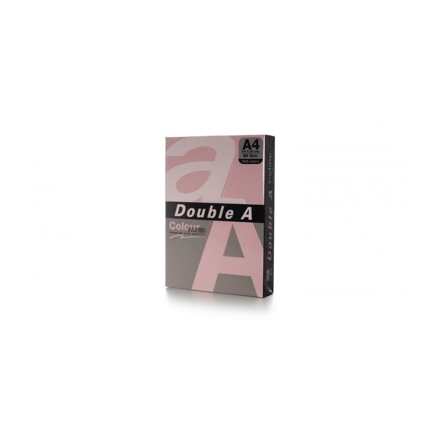 Color paper Double A, 80g, A4, 500 sheets, Pink – 2