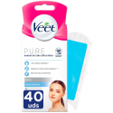 Depilatory strips for the face Veet Bandas De Cera Pure Sensitive skin (40 pcs.) Depilatory strips for the face Veet Bandas De Cera Pure Sensitive skin (40 pcs.)