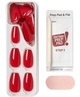 Kiss My Face ImPRESS Color MC Reddy or Not Nails 30 pcs