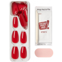 Kiss My Face ImPRESS Color MC Reddy or Not Nails 30 pcs Kiss My Face ImPRESS Color MC Reddy or Not Nails 30 pcs