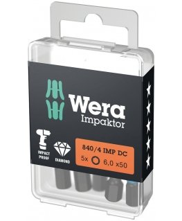 Wera 840/4 IMP DC Hex-Plus DIY talttaterä 1 kpl
