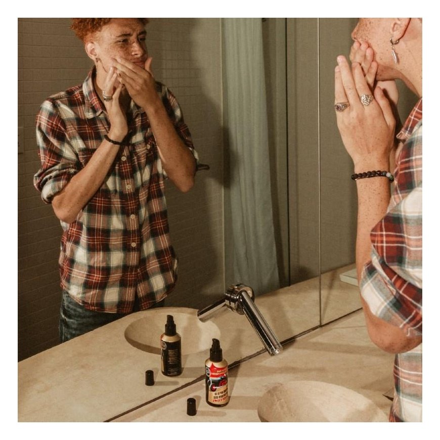 18.21 Man Made Octane 100 Face Lotion Sweet Tobacco drėkinantis veido losjonas vyrams, 60 ml – 3