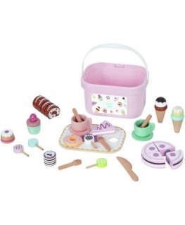 Tooky Toys TOOKY TOY Sweet cake Wooden sweet set in a box