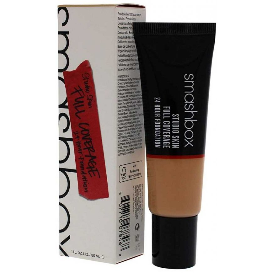 Smashbox Smashbox, Studio Skin, Aukštas padengimas, Skystas makiažo pagrindas, 2.3, Lengvas Vidutinis Šiltas, 30 ml Moterims – 2