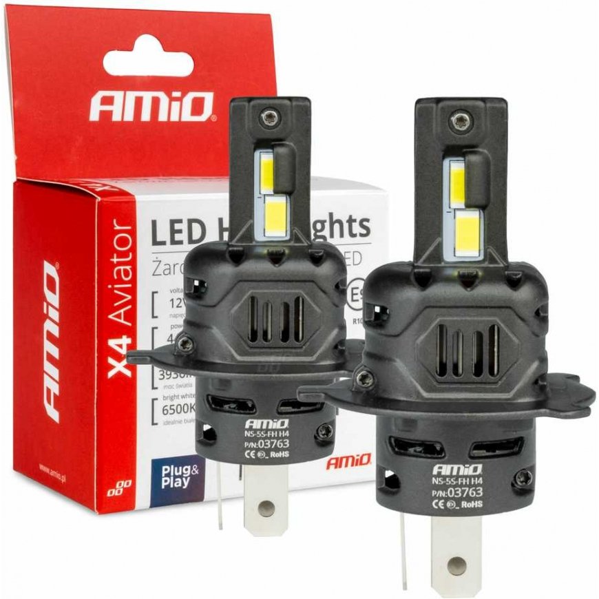 AMiO Żarówki samouke led series x4