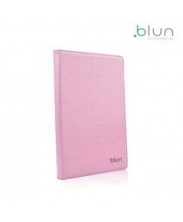 Blun UNT Universal Book Case with Stand Tablet PC with 7" screen Light Pink