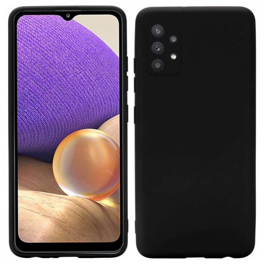 Mobiili tagakaas Setty Galaxy A54 5G, silikoon, must