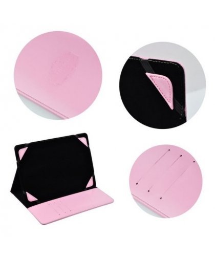 Blun UNT Universal Book Case with Stand Tablet PC with 7" screen Light Pink – 3