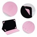 Blun UNT Universal Book Case with Stand Tablet PC with 7" screen Light Pink Blun UNT Universal Book Case with Stand Tablet PC with 7" screen Light Pink