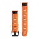 Garmin QuickFit 22 Bänd Oranž Silikoon Garmin QuickFit 22 Bänd Oranž Silikoon