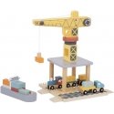 Tooky Toys TOOKY TOY Dźwig Portowy Drewniany Set