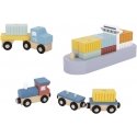 Tooky Toys TOOKY TOY Dźwig Portowy Drewniany Rinkinys Tooky Toys TOOKY TOY Dźwig Portowy Drewniany Rinkinys