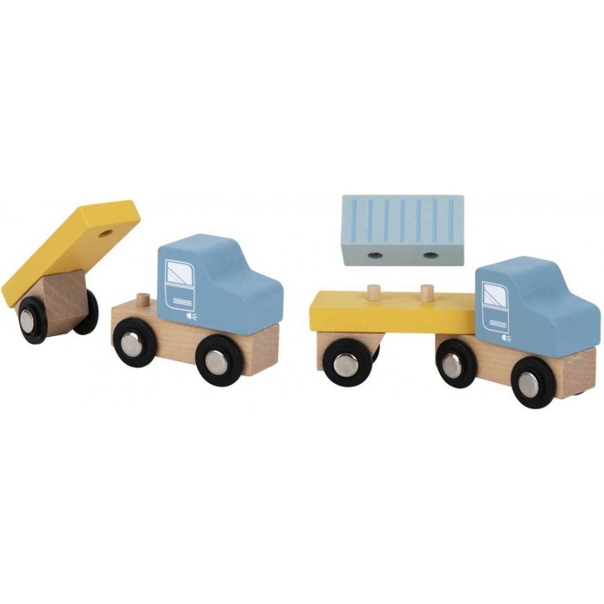 Tooky Toys TOOKY TOY Dźwig Portowy Drewniany Rinkinys – 4