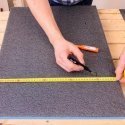 LeanFoam tool foam shadow board 58x48 cm graphite blue LeanCraft [LF-AB-48/58] for drawers and carts