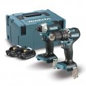 Makita įrankių rinkinys 18V (DHP487 + DTD157) 2x2,0Ah DLX2414AJ Makita įrankių rinkinys 18V (DHP487 + DTD157) 2x2,0Ah DLX2414AJ