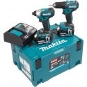 Makita įrankių rinkinys 18V (DHP487 + DTD157) 2x2,0Ah DLX2414AJ Makita įrankių rinkinys 18V (DHP487 + DTD157) 2x2,0Ah DLX2414AJ