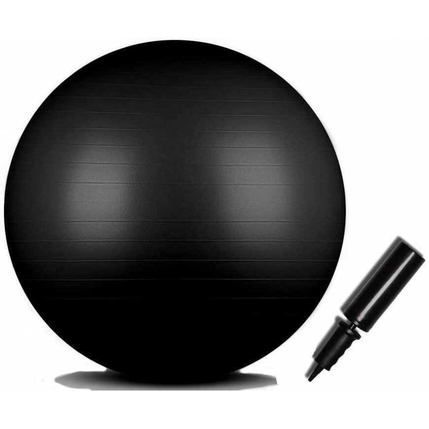Gymnastics ball Sanro Anti-burst 85cm black – 3