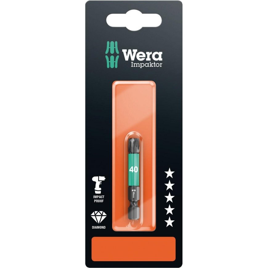Bit Wera Impactor, TORX T40 x 50mm, 867/4, in blister