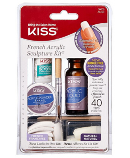 Kiss My Face French Sculpture Acrylic Kit - Acrylic set of french manicure