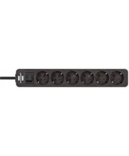 Brennenstuhl 1153260020 удлинитель 1,5 m 6 розетка(и) Черный, Белый