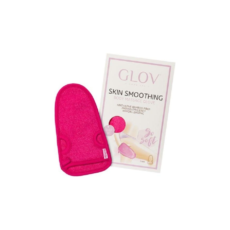 Glov Skin Moothing Body Massage Pirštinė Rožinė