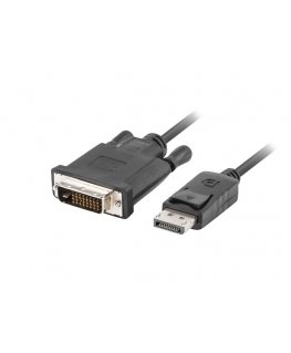 Lanberg CA-DPDV-10CU-0010-BK video cable adapter 1 m DisplayPort DVI-D Black