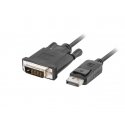 Lanberg CA-DPDV-10CU-0010-BK videokaabliadapter 1 m DisplayPort DVI-D Must Lanberg CA-DPDV-10CU-0010-BK videokaabliadapter 1 m DisplayPort DVI-D Must