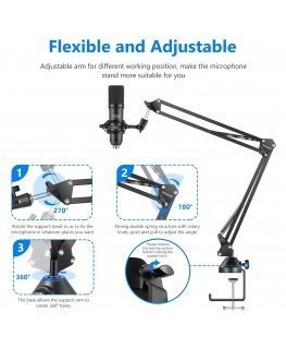 NEEWER USB200 MICROPHONE 4 in 1 KIT 40099760