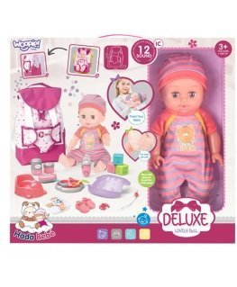 WOOPIE ROYAL Lėlės auklės rinkinys su priedais 19 el.