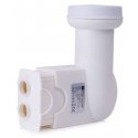Opticum Robust Twin taajuusmuunnin (LNB) 10,7 - 12,75 GHz Valkoinen Opticum Robust Twin taajuusmuunnin (LNB) 10,7 - 12,75 GHz Valkoinen